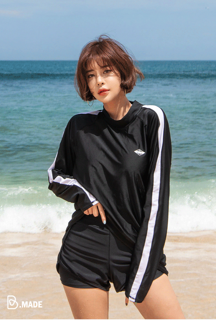 UPF50+ Thumbline Women's Top and Bottom Set [10% off/Same-day shipping]