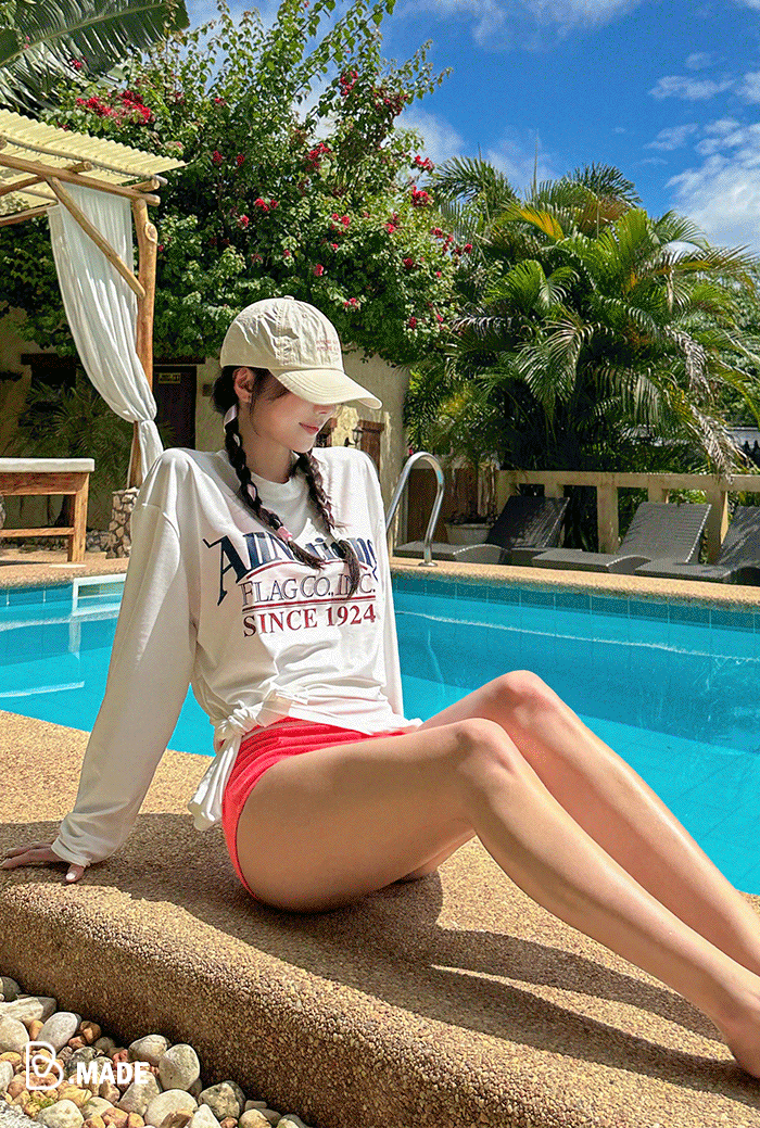 [Same-day shipping] UPF50+ Flag Rash Guard